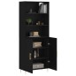 vidaXL Highboard Schwarz 69,5x34x180 cm Holzwerkstoff vidaXL Highboard Schwarz 69,5x34x180 cm Holzwerkstoff