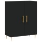 vidaXL Highboard Schwarz 69,5x34x180 cm Holzwerkstoff vidaXL Highboard Schwarz 69,5x34x180 cm Holzwerkstoff