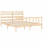vidaXL Massivholzbett mit Kopfteil 160x200 cm vidaXL Massivholzbett mit Kopfteil 160x200 cm