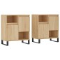 vidaXL Sideboards 2 Stk. Sonoma-Eiche Holzwerkstoff vidaXL Sideboards 2 Stk. Sonoma-Eiche Holzwerkstoff