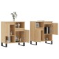 vidaXL Sideboards 2 Stk. Sonoma-Eiche Holzwerkstoff vidaXL Sideboards 2 Stk. Sonoma-Eiche Holzwerkstoff