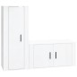 vidaXL 2-tlg. TV-Schrank-Set Hochglanz-Weiß Holzwerkstoff vidaXL 2-tlg. TV-Schrank-Set Hochglanz-Weiß Holzwerkstoff