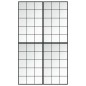 vidaXL Wandspiegel 4 Stk. Schwarz 100x60 cm Metall vidaXL Wandspiegel 4 Stk. Schwarz 100x60 cm Metall