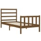 vidaXL Massivholzbett mit Kopfteil Honigbraun 100x200 cm vidaXL Massivholzbett mit Kopfteil Honigbraun 100x200 cm