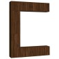 vidaXL 7-tlg. TV-Schrank-Set Braun Eichen-Optik Holzwerkstoff vidaXL 7-tlg. TV-Schrank-Set Braun Eichen-Optik Holzwerkstoff