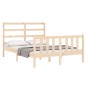 vidaXL Massivholzbett mit Kopfteil 140x190 cm vidaXL Massivholzbett mit Kopfteil 140x190 cm