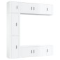 vidaXL 7-tlg. TV-Schrank-Set Hochglanz-Weiß Holzwerkstoff vidaXL 7-tlg. TV-Schrank-Set Hochglanz-Weiß Holzwerkstoff