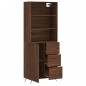 vidaXL Highboard Braun Eichen-Optik 69,5x34x180 cm Holzwerkstoff vidaXL Highboard Braun Eichen-Optik 69,5x34x180 cm Holzwerkstoff