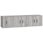 vidaXL 3-tlg. TV-Schrank-Set Grau Sonoma Holzwerkstoff vidaXL 3-tlg. TV-Schrank-Set Grau Sonoma Holzwerkstoff