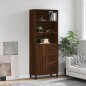 vidaXL Highboard Braun Eichen-Optik 69,5x34x180 cm Holzwerkstoff vidaXL Highboard Braun Eichen-Optik 69,5x34x180 cm Holzwerkstoff