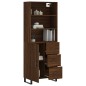 vidaXL Highboard Braun Eichen-Optik 69,5x34x180 cm Holzwerkstoff vidaXL Highboard Braun Eichen-Optik 69,5x34x180 cm Holzwerkstoff