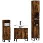 vidaXL 3-tlg. Badmöbel-Set Räuchereiche Holzwerkstoff vidaXL 3-tlg. Badmöbel-Set Räuchereiche Holzwerkstoff