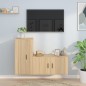 vidaXL 2-tlg. TV-Schrank-Set Sonoma-Eiche Holzwerkstoff vidaXL 2-tlg. TV-Schrank-Set Sonoma-Eiche Holzwerkstoff