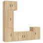 vidaXL 5-tlg. TV-Schrank-Set Sonoma-Eiche Holzwerkstoff vidaXL 5-tlg. TV-Schrank-Set Sonoma-Eiche Holzwerkstoff