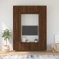 vidaXL 8-tlg. TV-Schrank-Set Braun Eichen-Optik Holzwerkstoff vidaXL 8-tlg. TV-Schrank-Set Braun Eichen-Optik Holzwerkstoff