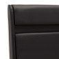 Bettgestell mit LED Schwarz Kunstleder 160x200 cm Bettgestell mit LED Schwarz Kunstleder 160x200 cm