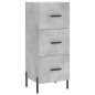 vidaXL Highboard Betongrau 34,5x34x180 cm Holzwerkstoff vidaXL Highboard Betongrau 34,5x34x180 cm Holzwerkstoff