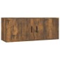vidaXL 4-tlg. TV-Schrank-Set Räuchereiche Holzwerkstoff vidaXL 4-tlg. TV-Schrank-Set Räuchereiche Holzwerkstoff