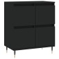 vidaXL Sideboards 2 Stk. Schwarz Holzwerkstoff vidaXL Sideboards 2 Stk. Schwarz Holzwerkstoff
