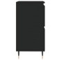 vidaXL Sideboards 2 Stk. Schwarz Holzwerkstoff vidaXL Sideboards 2 Stk. Schwarz Holzwerkstoff