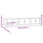 vidaXL TV-Wandschränke 3 Stk. Grau Sonoma 80x34,5x40 cm vidaXL TV-Wandschränke 3 Stk. Grau Sonoma 80x34,5x40 cm