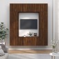 vidaXL 8-tlg. TV-Schrank-Set Braun Eichen-Optik Holzwerkstoff vidaXL 8-tlg. TV-Schrank-Set Braun Eichen-Optik Holzwerkstoff