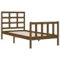 vidaXL Bettrahmen mit Kopfteil Honigbraun 90x190 cm Massivholz vidaXL Bettrahmen mit Kopfteil Honigbraun 90x190 cm Massivholz