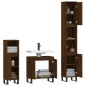 vidaXL 3-tlg. Badmöbel-Set Braun Eichen-Optik Holzwerkstoff vidaXL 3-tlg. Badmöbel-Set Braun Eichen-Optik Holzwerkstoff
