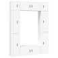 vidaXL 8-tlg. TV-Schrank-Set Weiß Holzwerkstoff vidaXL 8-tlg. TV-Schrank-Set Weiß Holzwerkstoff