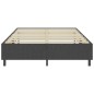 Boxspring-Bettgestell Grau Stoff 180x200 cm Boxspring-Bettgestell Grau Stoff 180x200 cm