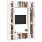 vidaXL 8-tlg. TV-Schrank-Set Weiß Holzwerkstoff vidaXL 8-tlg. TV-Schrank-Set Weiß Holzwerkstoff