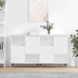 vidaXL Sideboards 2 Stk. Weiß Holzwerkstoff vidaXL Sideboards 2 Stk. Weiß Holzwerkstoff