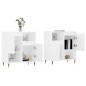 vidaXL Sideboards 2 Stk. Weiß Holzwerkstoff vidaXL Sideboards 2 Stk. Weiß Holzwerkstoff