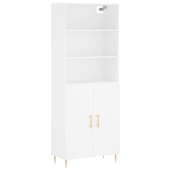 vidaXL Highboard Weiß 69,5x34x180 cm Holzwerkstoff
