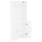 vidaXL Highboard Weiß 69,5x34x180 cm Holzwerkstoff vidaXL Highboard Weiß 69,5x34x180 cm Holzwerkstoff
