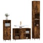 vidaXL 3-tlg. Badmöbel-Set Räuchereiche Holzwerkstoff vidaXL 3-tlg. Badmöbel-Set Räuchereiche Holzwerkstoff