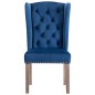 Esszimmerstuhl Blau Samt Esszimmerstuhl Blau Samt