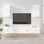 vidaXL 6-tlg. TV-Schrank-Set Weiß Holzwerkstoff vidaXL 6-tlg. TV-Schrank-Set Weiß Holzwerkstoff