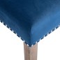 Esszimmerstuhl Blau Samt Esszimmerstuhl Blau Samt