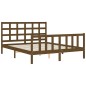 vidaXL Massivholzbett mit Kopfteil Honigbraun 160x200 cm vidaXL Massivholzbett mit Kopfteil Honigbraun 160x200 cm