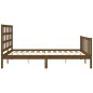 vidaXL Massivholzbett mit Kopfteil Honigbraun 160x200 cm vidaXL Massivholzbett mit Kopfteil Honigbraun 160x200 cm