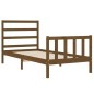 vidaXL Massivholzbett mit Kopfteil Honigbraun 90x200 cm vidaXL Massivholzbett mit Kopfteil Honigbraun 90x200 cm