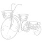 vidaXL Blumentreppe Fahrradform Vintage-Stil Metall vidaXL Blumentreppe Fahrradform Vintage-Stil Metall