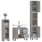 vidaXL 3-tlg. Badmöbel-Set Grau Sonoma Holzwerkstoff vidaXL 3-tlg. Badmöbel-Set Grau Sonoma Holzwerkstoff