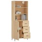 vidaXL Highboard Sonoma-Eiche 69,5x34x180 cm Holzwerkstoff vidaXL Highboard Sonoma-Eiche 69,5x34x180 cm Holzwerkstoff