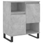 vidaXL Sideboards 2 Stk. Betongrau Holzwerkstoff vidaXL Sideboards 2 Stk. Betongrau Holzwerkstoff
