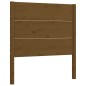 vidaXL Massivholzbett mit Kopfteil Honigbraun 100x200 cm vidaXL Massivholzbett mit Kopfteil Honigbraun 100x200 cm