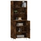 vidaXL Highboard Räuchereiche 69,5x34x180 cm Holzwerkstoff vidaXL Highboard Räuchereiche 69,5x34x180 cm Holzwerkstoff