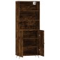vidaXL Highboard Räuchereiche 69,5x34x180 cm Holzwerkstoff vidaXL Highboard Räuchereiche 69,5x34x180 cm Holzwerkstoff