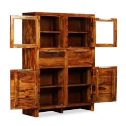 Sideboard Massivholz 100x35x140 cm